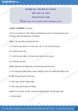 Đề kiểm tra 1 tiết Văn 8 - Đề số 5